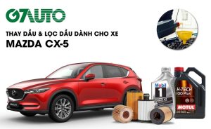 thay nhớt xe mazda cx5 bao nhiêu lít