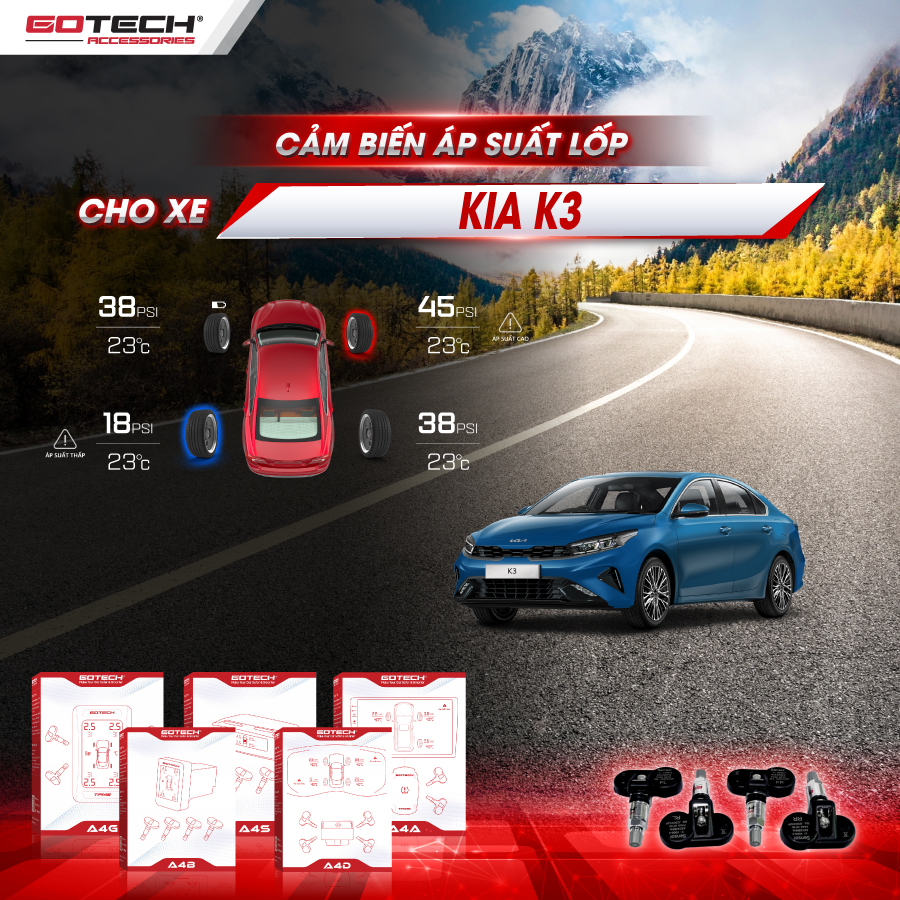 áp suất lốp kia k3 - Hình 2