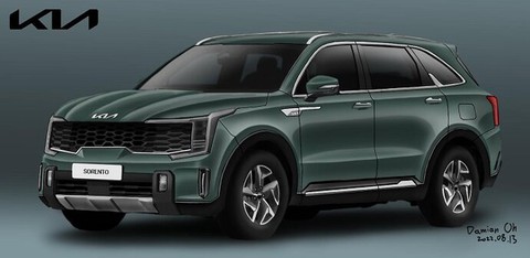 kia sorento 2023 lộ bản vẽ thiết kế cho năm sau - Hình 2