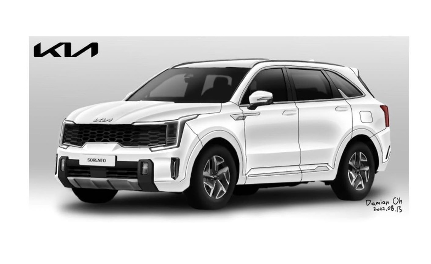 kia sorento 2023 lộ bản vẽ thiết kế cho năm sau - Hình 3