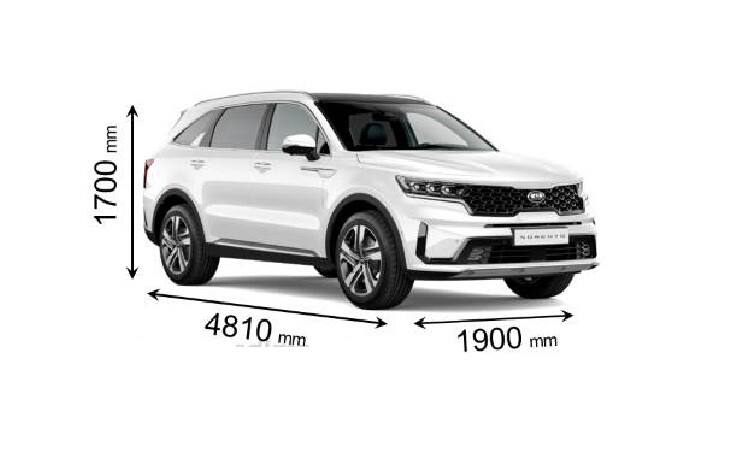 kia sorento kích thước - Hình 2