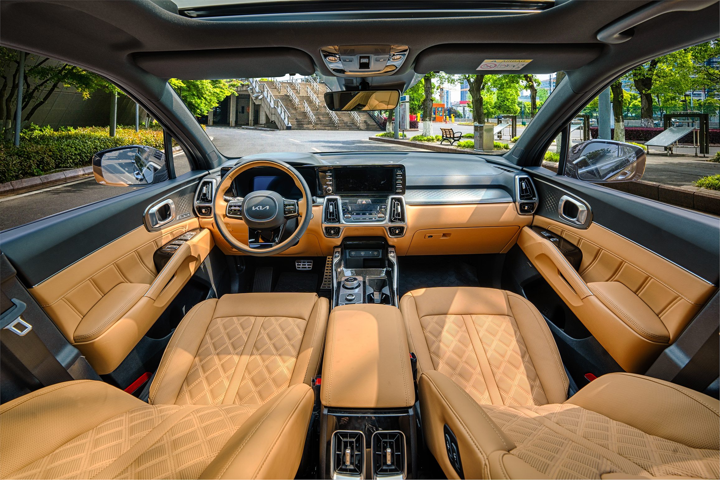 kia sorento nội thất - Hình 1