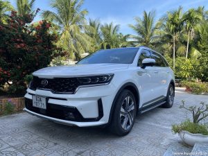 kia sorento trắng