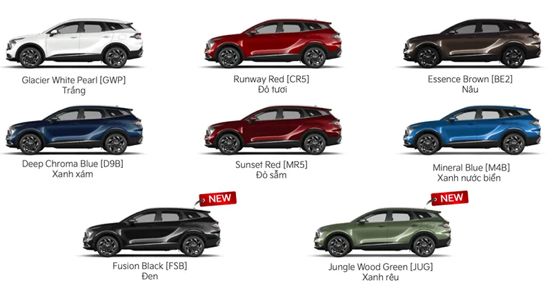 kia sportage 2024 các phiên bản - Hình 2