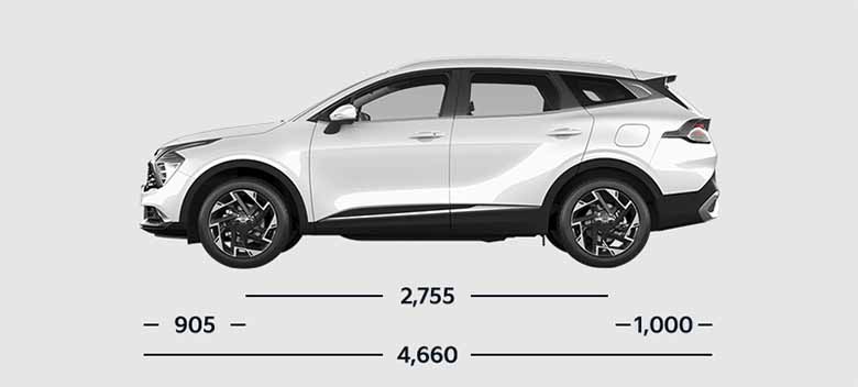 kia sportage chiều dài - Hình 1