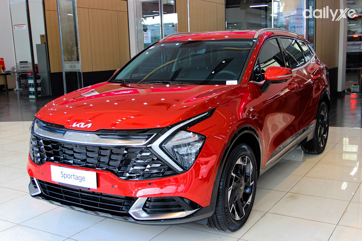 kia sportage đỏ - Hình 2
