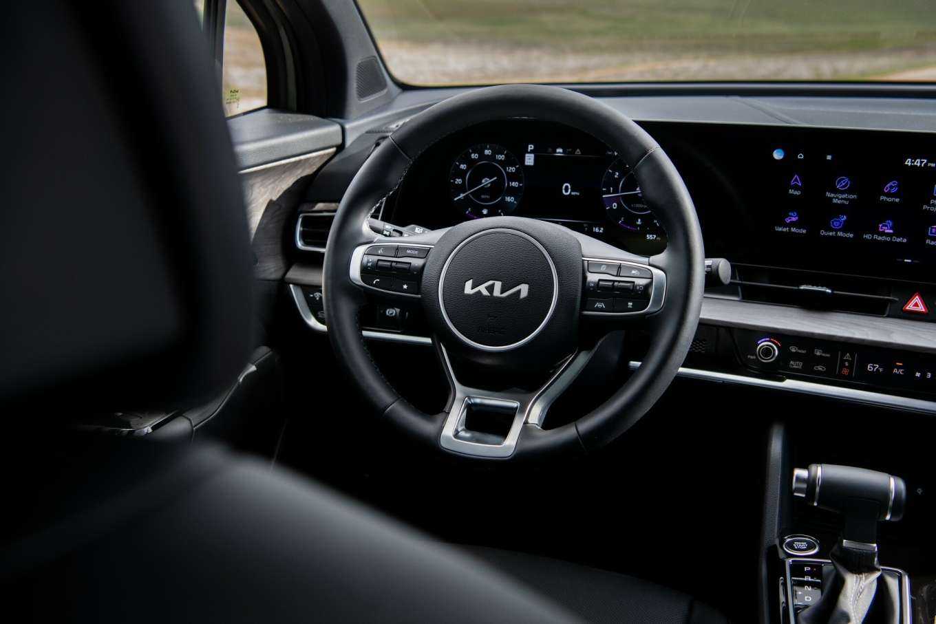 kia sportage màn hình sau vô lăng - Hình 4