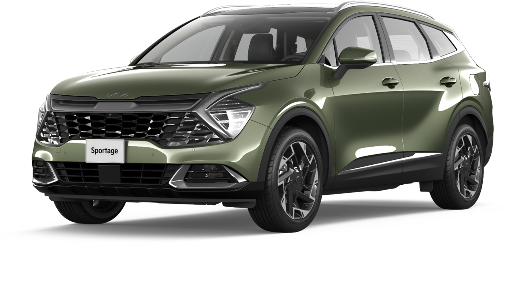 kia sportage xanh rêu - Hình 2