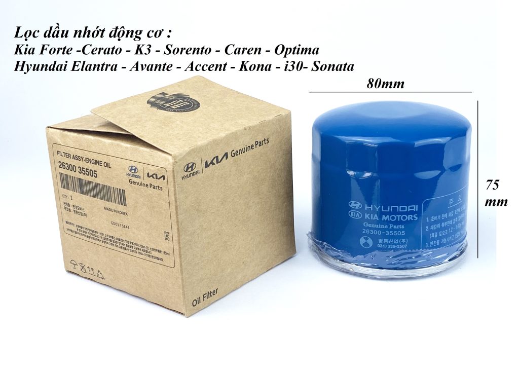lọc nhớt kia k3 - Hình 2