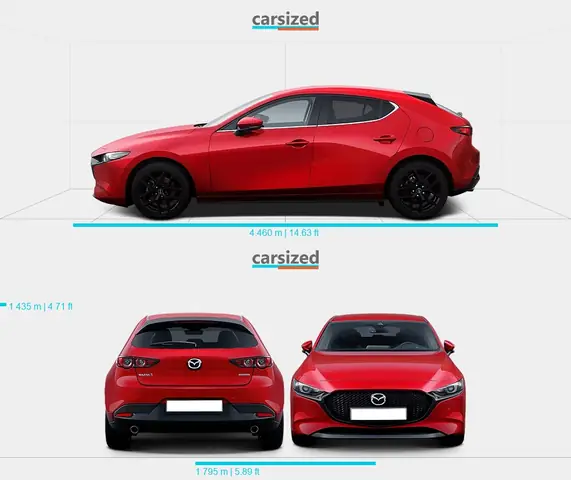 Mazda 3 Dimensions: Kích Thước & Không Gian Thực Tế Cần Biết