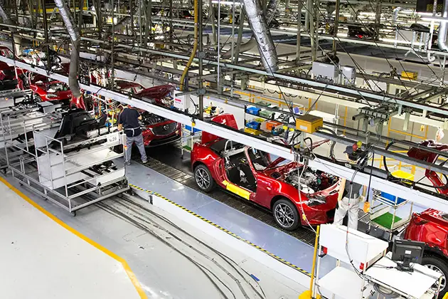 Hệ Thống Nhà Máy Mazda Và Quy Trình Sản Xuất Ô Tô Hiện Đại