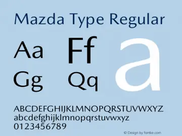 Mazda Type Font Là Gì? Tổng Tất Tần Tật Về Font Chữ Trên Hệ Thống Mazda