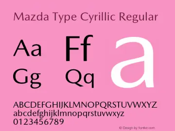 Mazda Type Font Là Gì? Tổng Tất Tần Tật Về Font Chữ Trên Hệ Thống Mazda