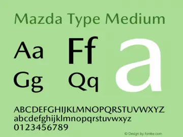 Mazda Type Font Là Gì? Tổng Tất Tần Tật Về Font Chữ Trên Hệ Thống Mazda