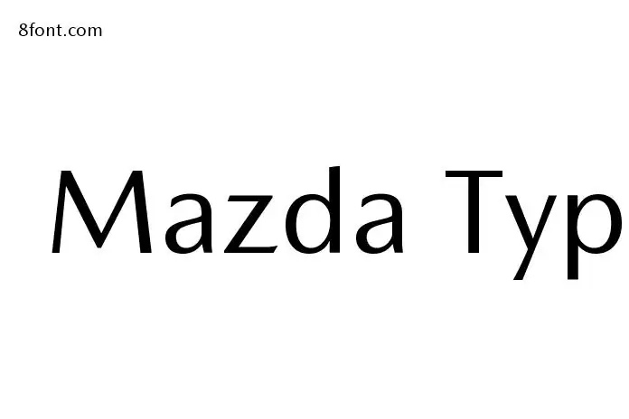 Mazda Type Font Là Gì? Tổng Tất Tần Tật Về Font Chữ Trên Hệ Thống Mazda