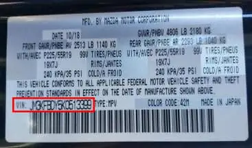 Mazda Vin Là Gì? Cách Tra Cứu Thông Tin Xe Mazda Từ Số Vin