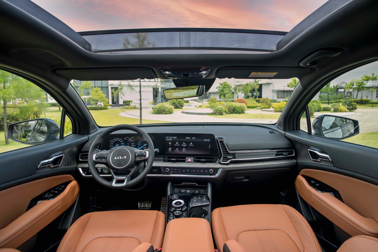 nội thất kia sportage