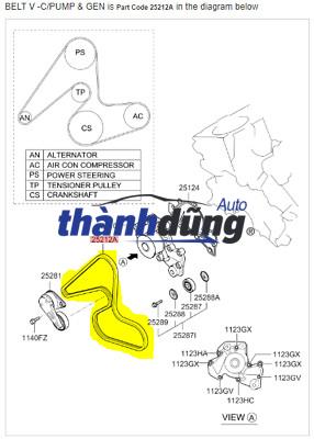 sơ đồ dây curoa nissan navara - Hình 2