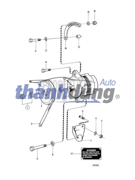 sơ đồ dây curoa tổng nissan navara - Hình 4