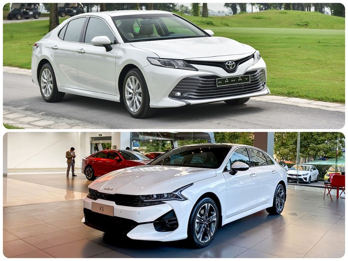 so sánh kia k5 và toyota camry - Hình 4