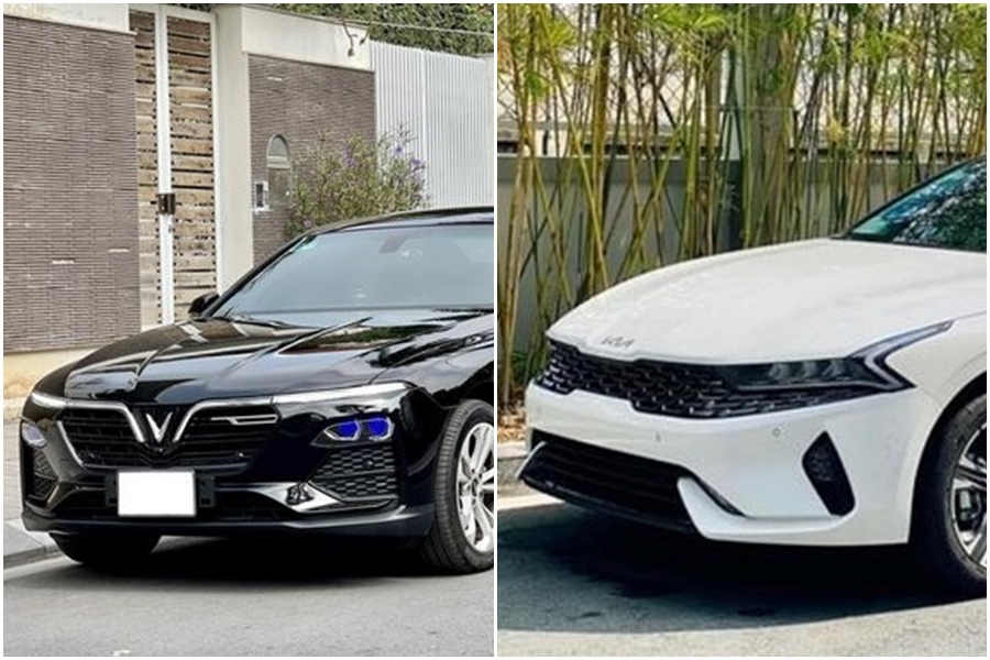 so sánh kia k5 và vinfast vf8