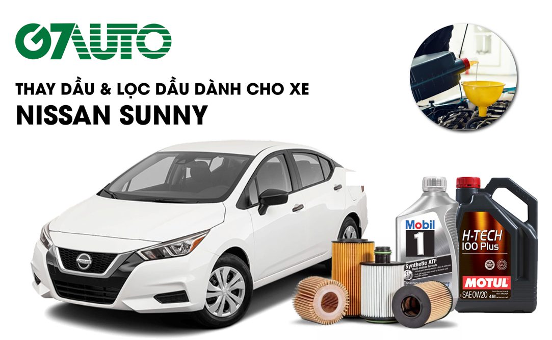 thay nhớt xe nissan sunny bao nhiêu lít
