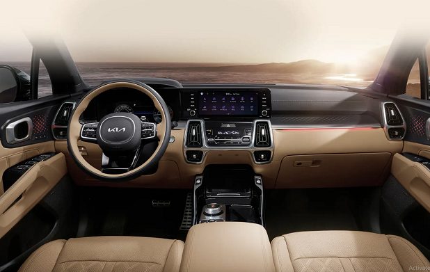 Khám Phá Nội Thất Xe Kia Sorento 2022: Không Gian Sang Trọng Và Công Nghệ Đỉnh Cao 2 xe kia sorento nọi thất 2022 - Hình 4