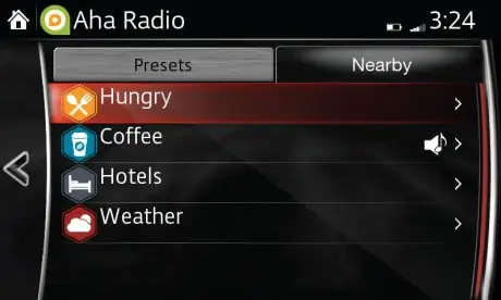 Hướng Dẫn Sử Dụng Aha Radio Trên Hệ Thống Mazda Connect