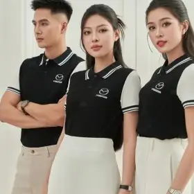 Mua Áo Polo Đồng Phục Mazda Màu Đen Cho Doanh Nghiệp