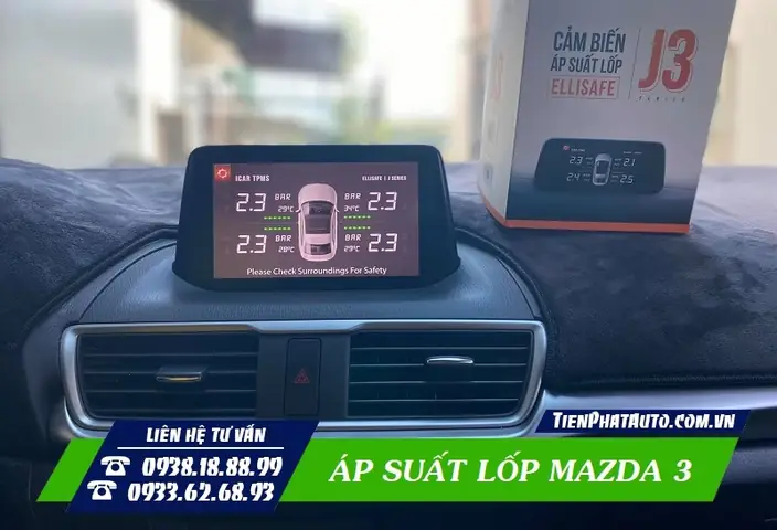 Áp Suất Lốp Mazda 3: Thông Số Chuẩn, Cách Kiểm Tra Và Lợi Ích Cần Biết
