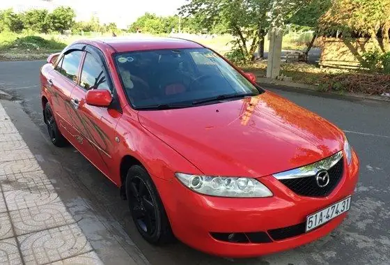 Mazda 6 Đời 2004 Màu Đỏ: Hồi Ức Đẳng Cấp, Vẻ Đẹp Vượt Thời Gian