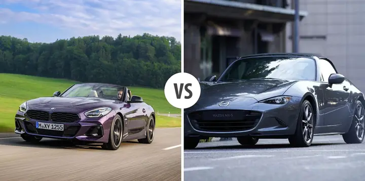 Bmw Z4 Vs Mazda Mx-5: So Sánh Hai "chiến Mã" Xe Thể Thao Mui Trần