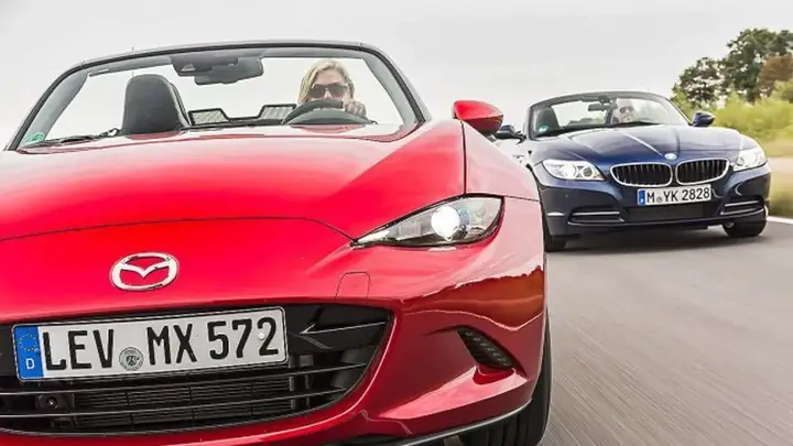 Bmw Z4 Vs Mazda Mx-5: So Sánh Hai "chiến Mã" Xe Thể Thao Mui Trần