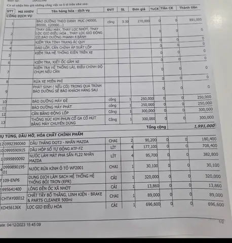 Các Cấp Bảo Dưỡng Xe Mazda 3: Hướng Dẫn Chi Tiết Từ A-z