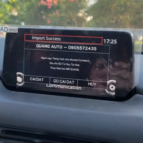 Hướng Dẫn Bật Cảm Ứng Màn Hình Mazda Connect Khi Xe Chạy