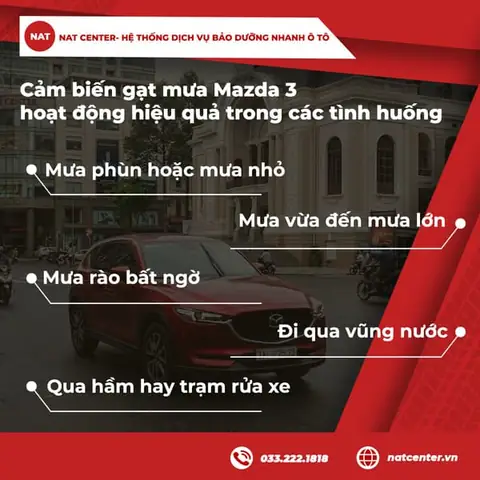 Cảm Biến Gạt Mưa Mazda 3: Hiểu Rõ, Khắc Phục Sự Cố Và Nâng Cao Trải Nghiệm Lái Xe