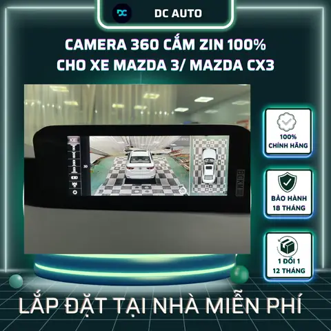 Hướng Dẫn Lắp Camera 360 Độ Cho Mazda 3 Chuẩn Zin 100%