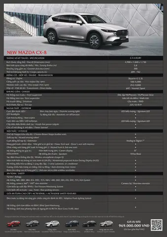 Catalog Mazda Cx-8: Tổng Hợp Đầy Đủ Thông Tin Về Tất Cả Các Phiên Bản Từ 2026 Đến 2026
