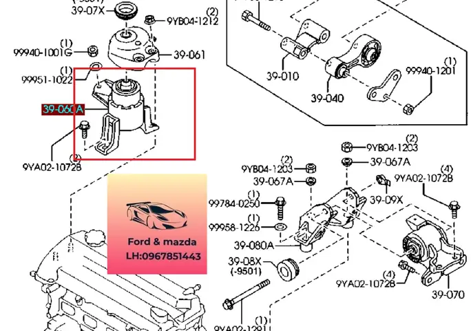 Cấu Tạo Khoang Máy Xe Mazda 6 2003: Khám Phá Chi Tiết Động Cơ & Hệ Thống