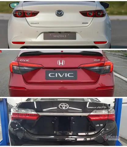So Sánh Mazda 6, Civic, Altis: Chọn Xe Nào Cho Gia Đình Việt?