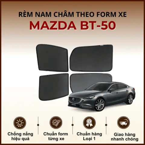 Hướng Dẫn Lắp Đặt Rèm Che Nắng Mazda 2 Chuẩn Nam Châm Cho Mọi Phiên Bản