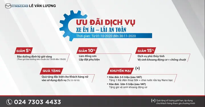 Chương Trình Khuyến Mãi Tháng 10 Mazda: Ưu Đãi Hấp Dẫn Không Thể Bỏ Lỡ