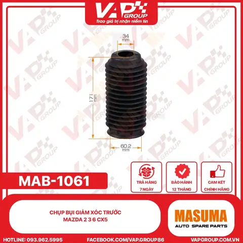 Chụp Bụi Phuộc Trước Mazda 2: Vai Trò, Dấu Hiệu Hỏng Hóc Và Cách Xử Lý