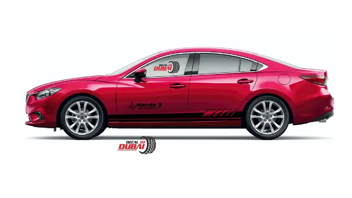 Dán Xe Mazda Đỏ Đen: Biến Tấu Ngoại Thất Độc Đáo Và Sang Trọng