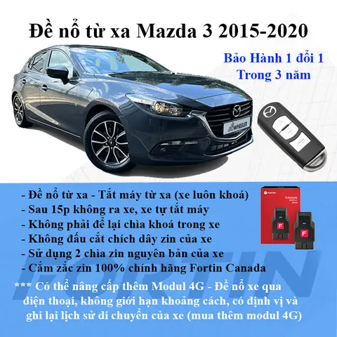 Đề Nổ Từ Xa Mazda 3: Hướng Dẫn Chi Tiết Và Lưu Ý Quan Trọng