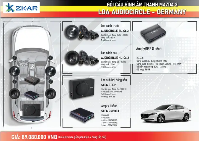 Hướng Dẫn Độ Loa Xe Mazda 3: Cách Nâng Cấp Âm Thanh Chuẩn