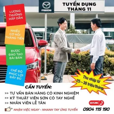 Hãng Xe Mazda Tuyển Dụng: Cơ Hội Sự Nghiệp Và Những Điều Bạn Cần Biết
