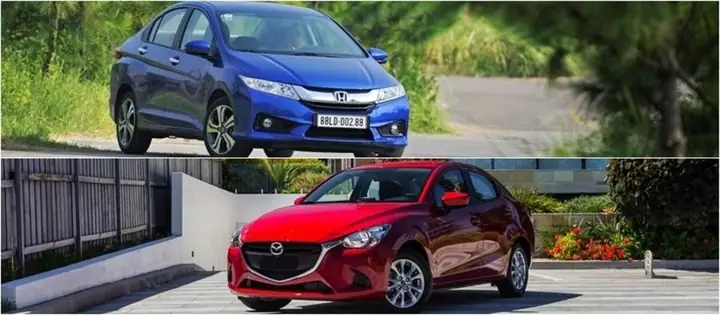 So Sánh Mazda 2 Và Honda City: Ưu Nhược Điểm Cho Người Mua