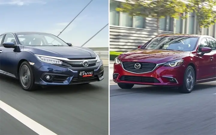 Honda Civic 2006 Vs Mazda 6 2006: Cuộc Đối Đầu Xe Sedan Tầm Trung