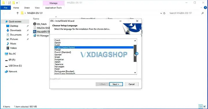Hướng Dẫn Chi Tiết Cách Cài Đặt Mazda Ids V1.09 Sử Dụng Vcx Nano